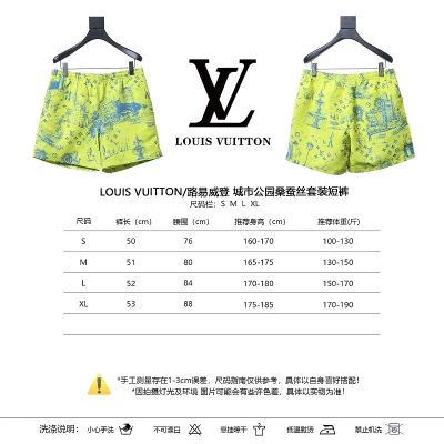 LOUIS VUITTON Set Yellow Shorts 02