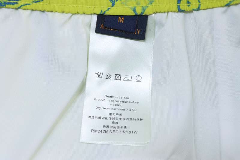 LOUIS VUITTON Set Yellow Shorts