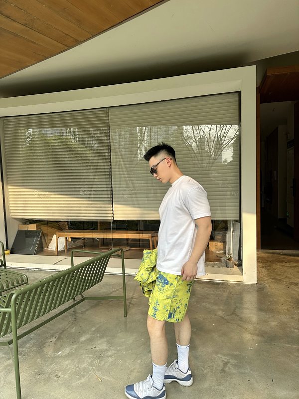 LOUIS VUITTON Set Yellow Shorts