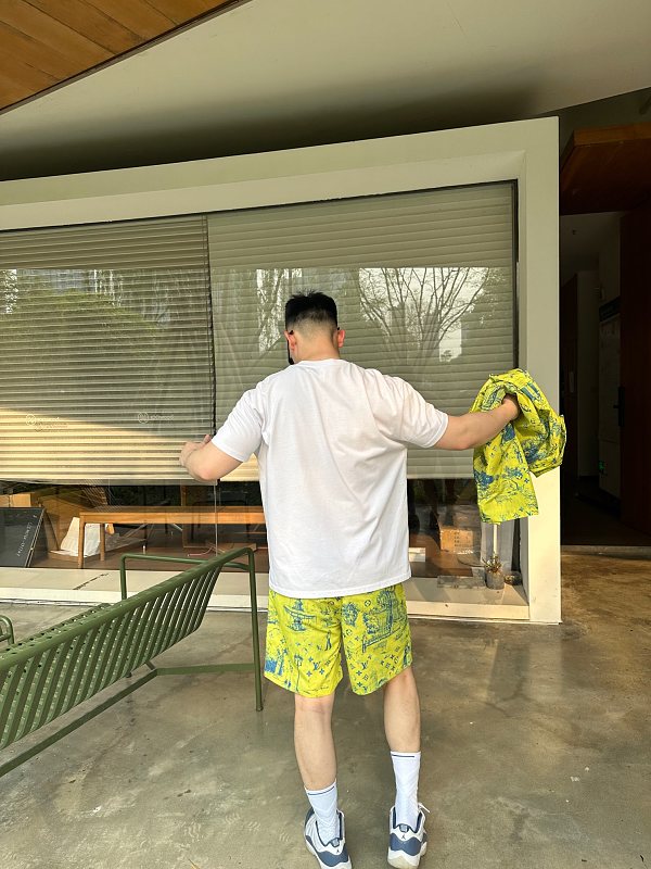 LOUIS VUITTON Set Yellow Shorts