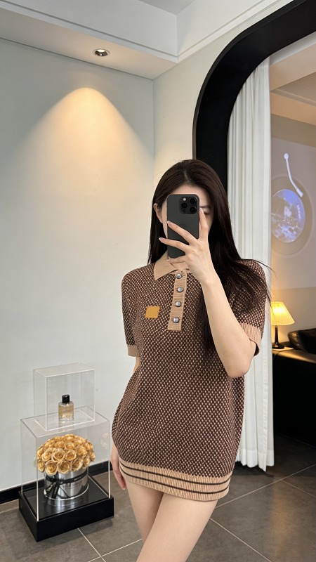 LOUIS VUITTON Short Sleeve Polo Shirt