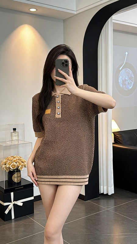 LOUIS VUITTON Short Sleeve Polo Shirt