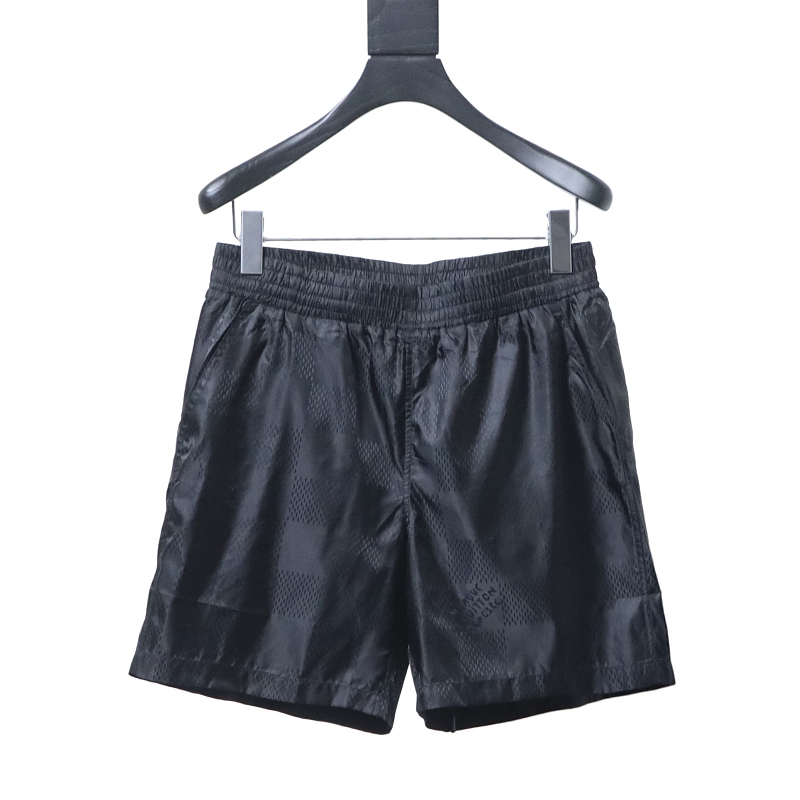 LOUIS VUITTON Tonal Pattern Checkerboard Shorts