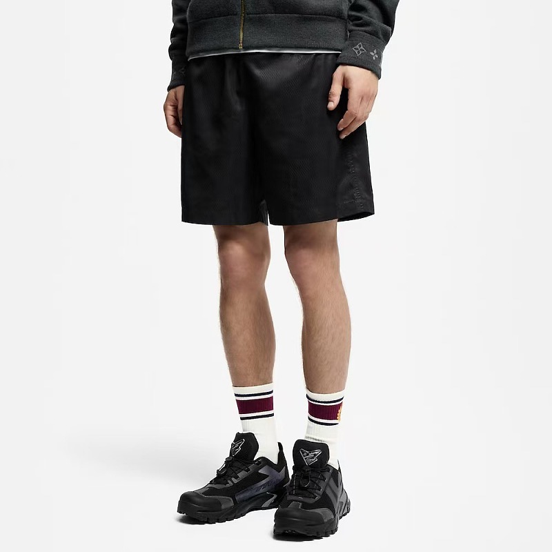 LOUIS VUITTON Tonal Pattern Checkerboard Shorts