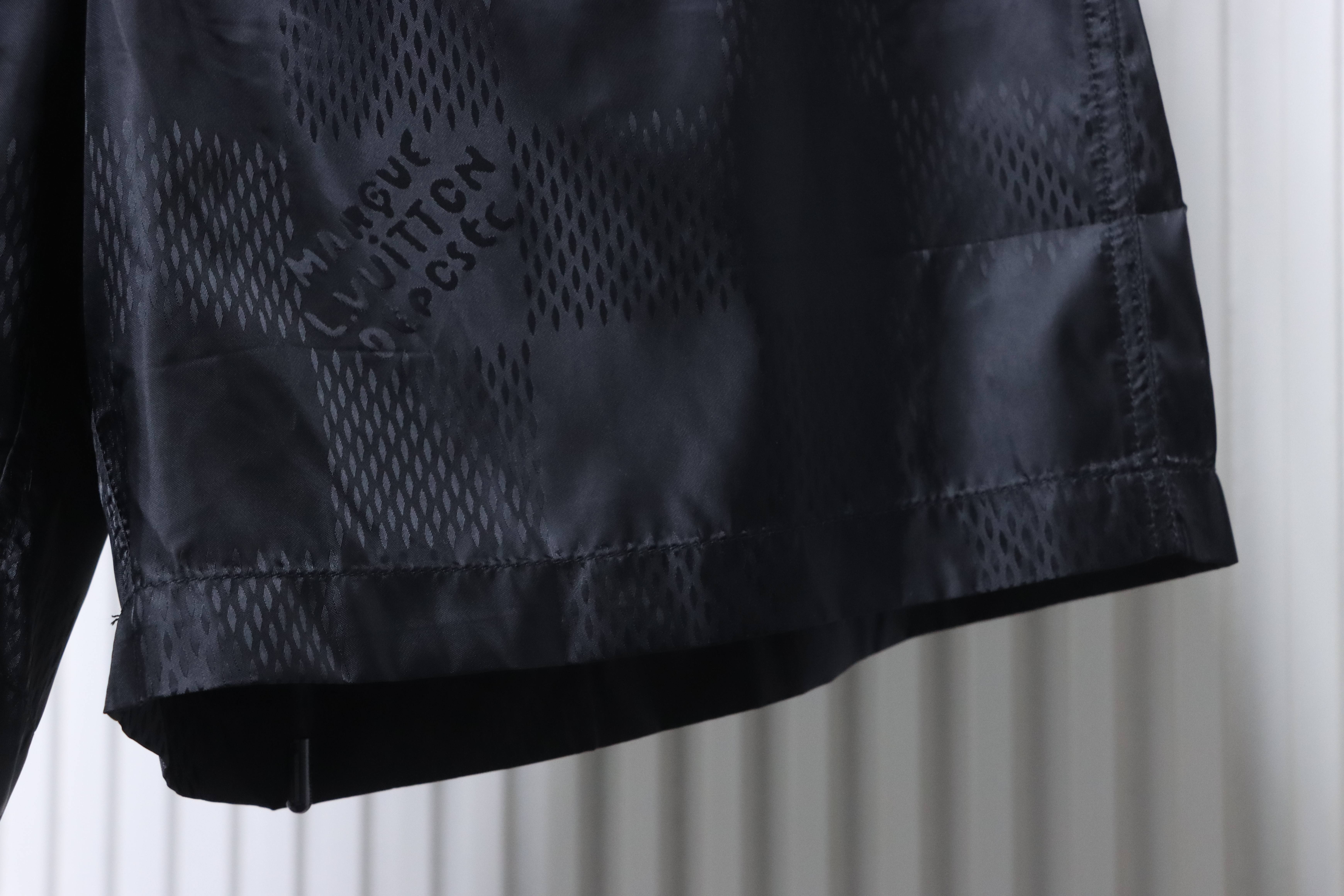 LOUIS VUITTON Tonal Pattern Checkerboard Shorts
