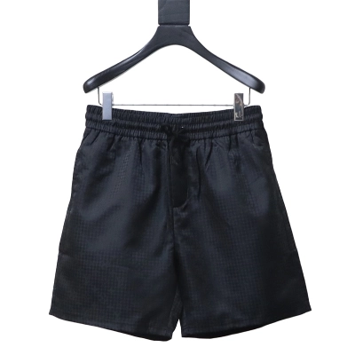 LOUIS VUITTON Tonal Pattern Monogram Check Pattern Shorts 01
