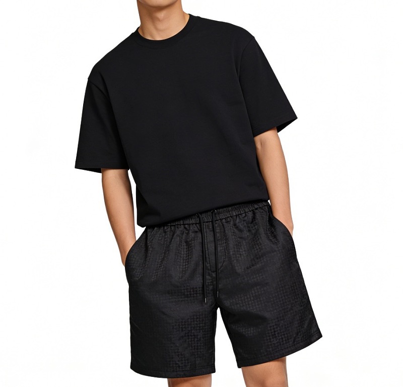 LOUIS VUITTON Tonal Pattern Monogram Check Pattern Shorts