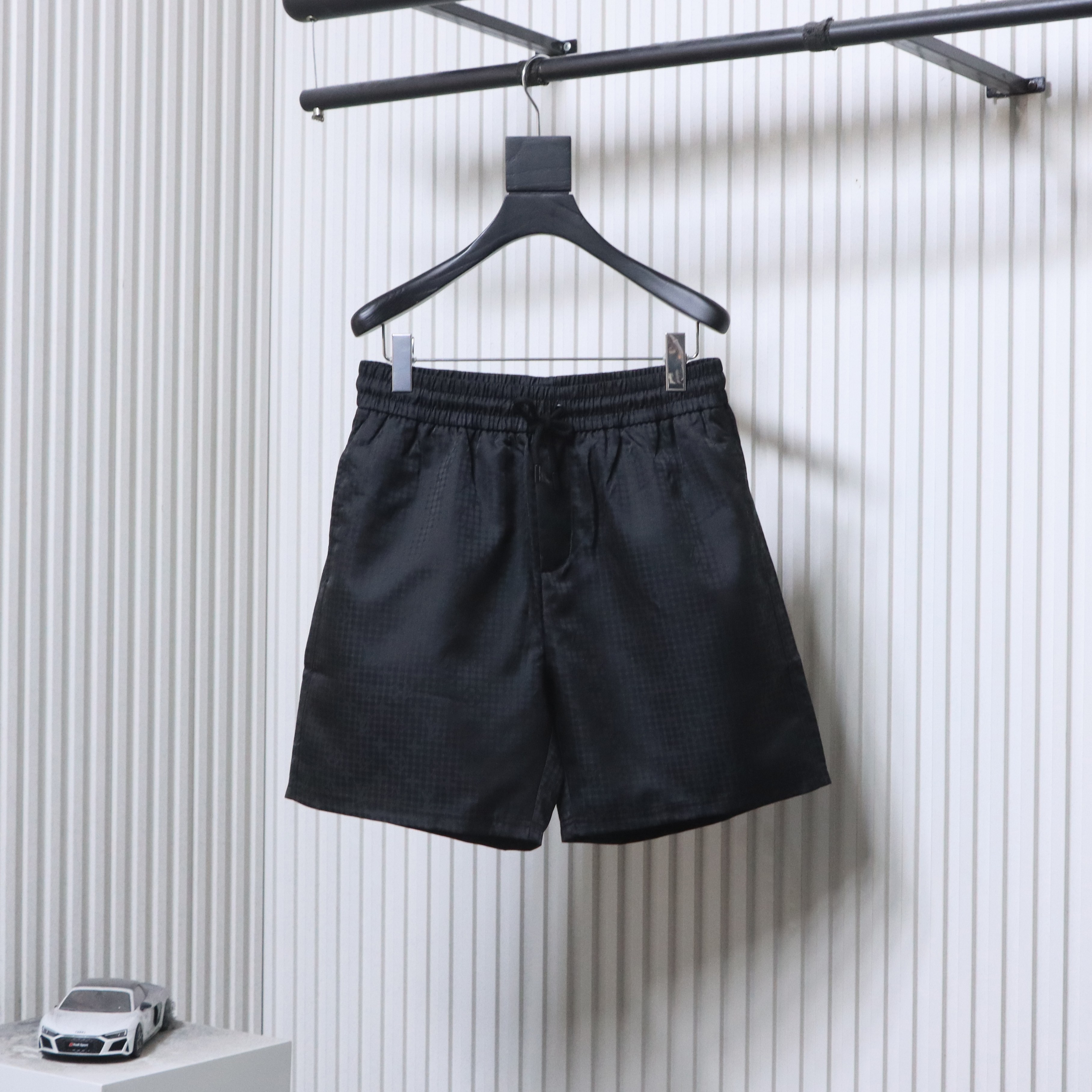 LOUIS VUITTON Tonal Pattern Monogram Check Pattern Shorts
