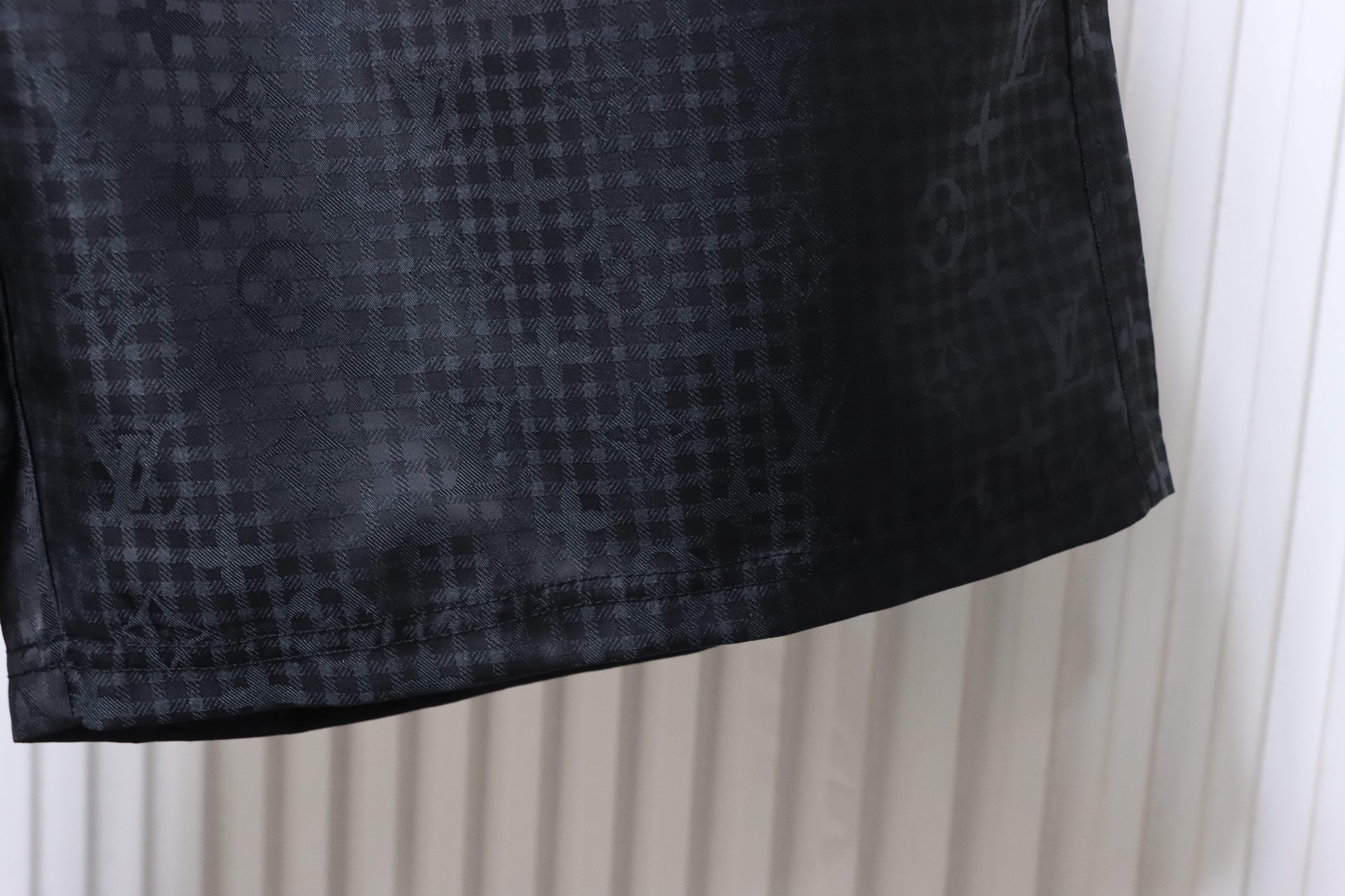LOUIS VUITTON Tonal Pattern Monogram Check Pattern Shorts