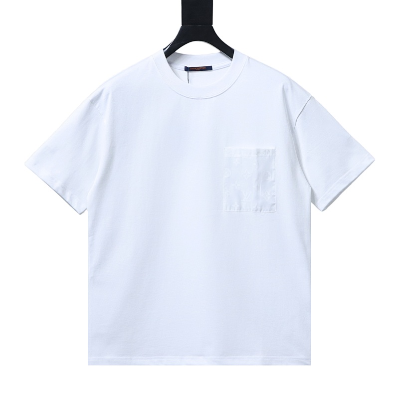 LOUIS VUITTON Tonal Pattern Monogram Short Sleeve T-Shirt