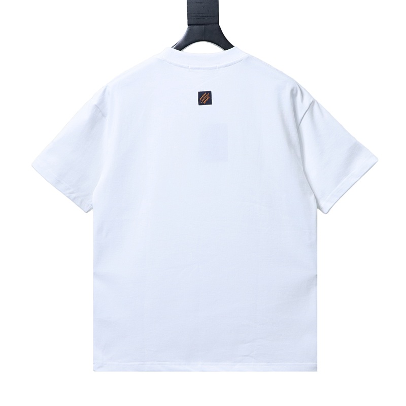 LOUIS VUITTON Tonal Pattern Monogram Short Sleeve T-Shirt