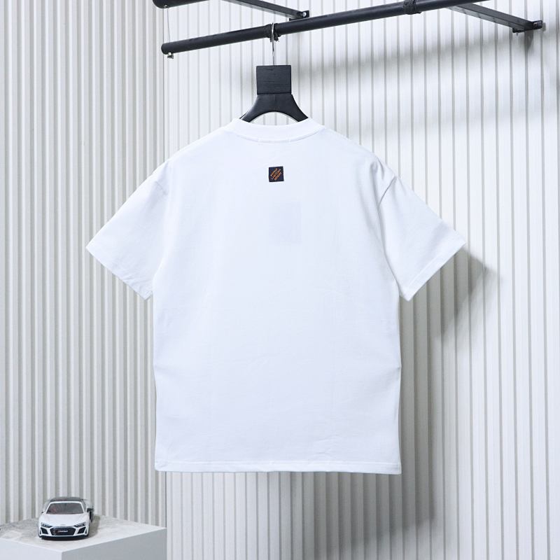 LOUIS VUITTON Tonal Pattern Monogram Short Sleeve T-Shirt