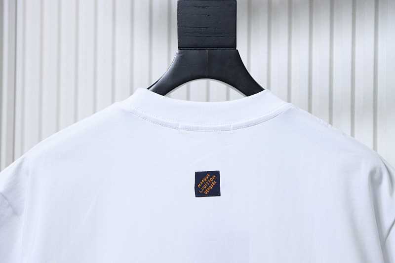 LOUIS VUITTON Tonal Pattern Monogram Short Sleeve T-Shirt