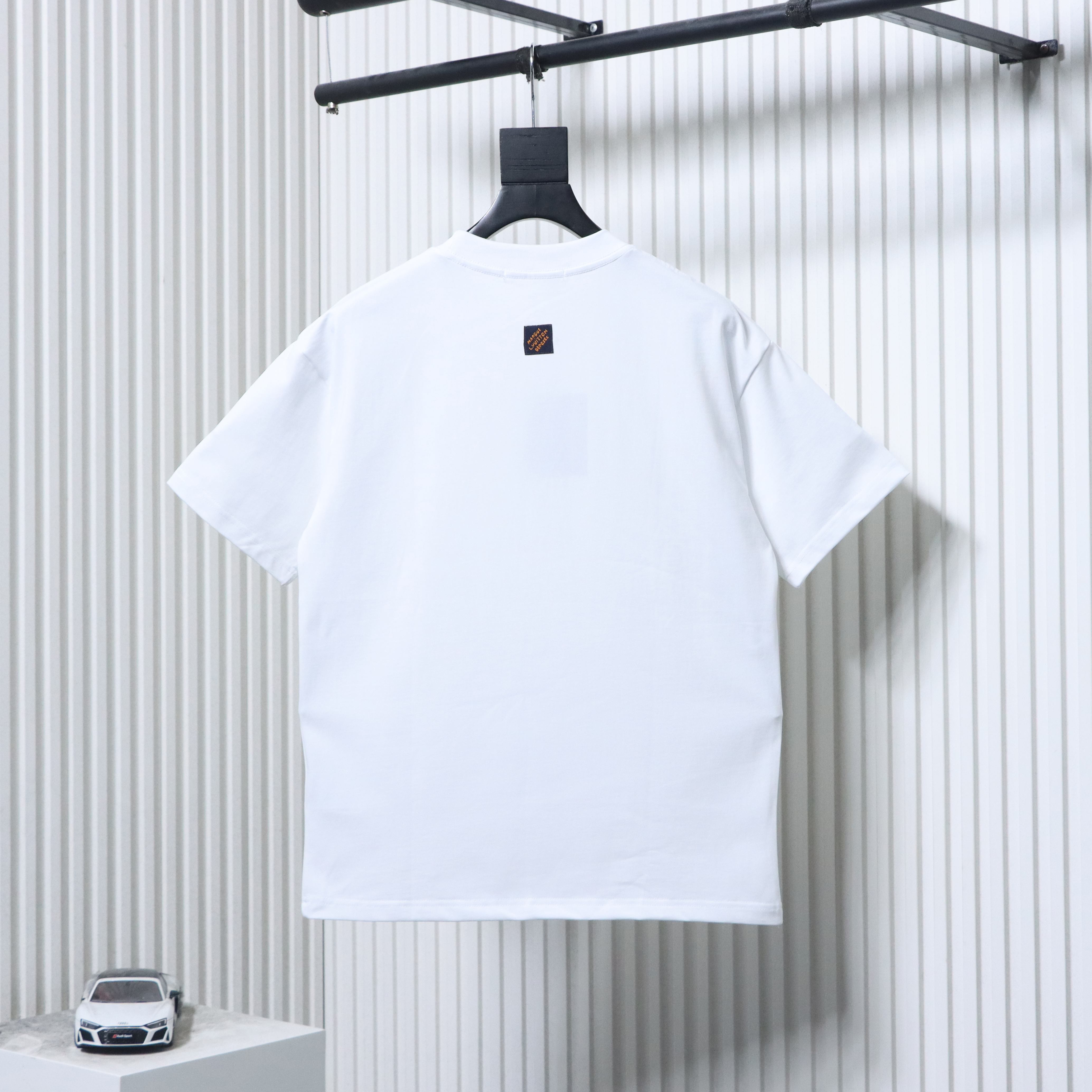 LOUIS VUITTON Tonal Pattern Monogram Short Sleeve T-Shirt