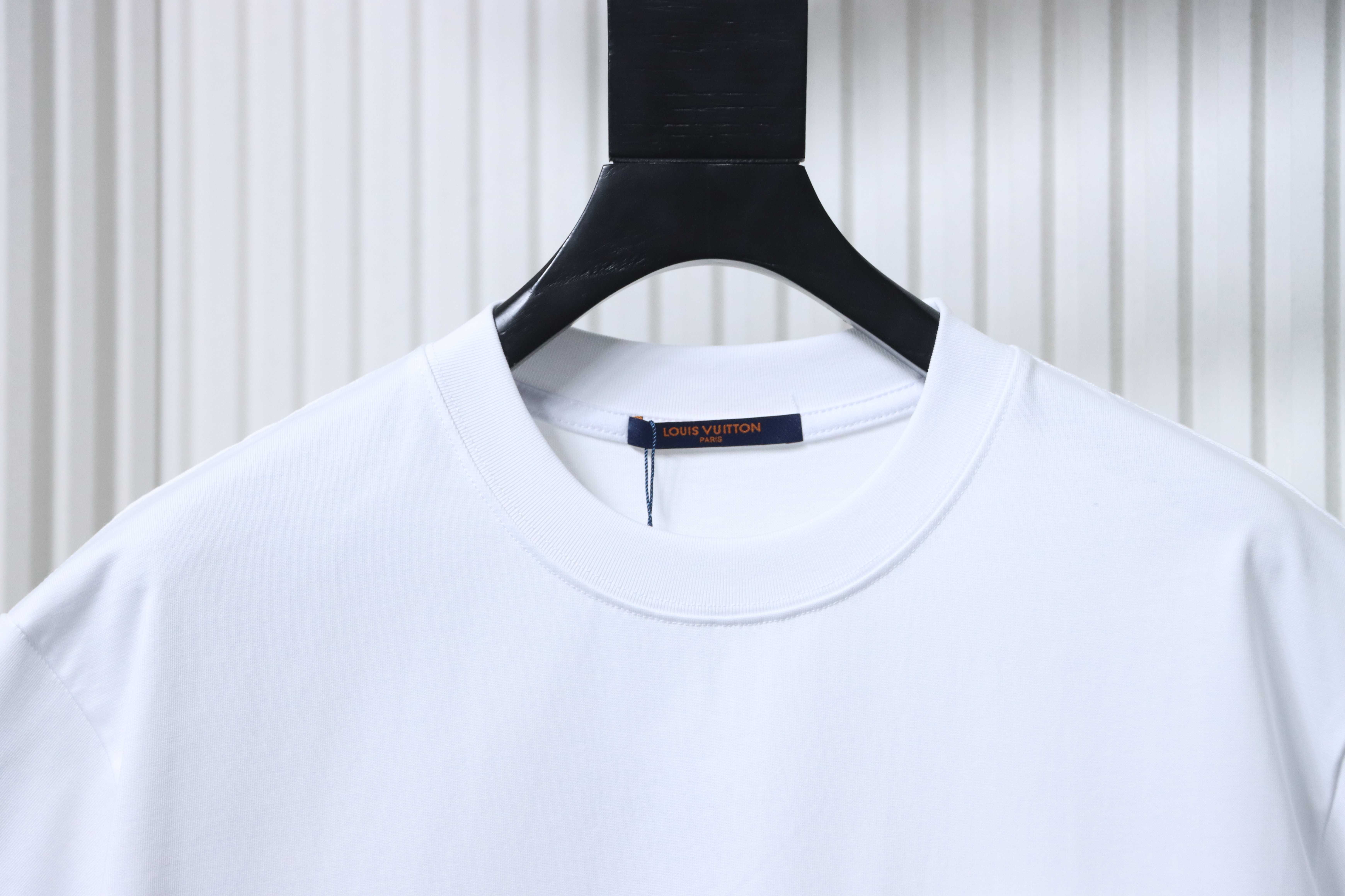 LOUIS VUITTON Tonal Pattern Monogram Short Sleeve T-Shirt