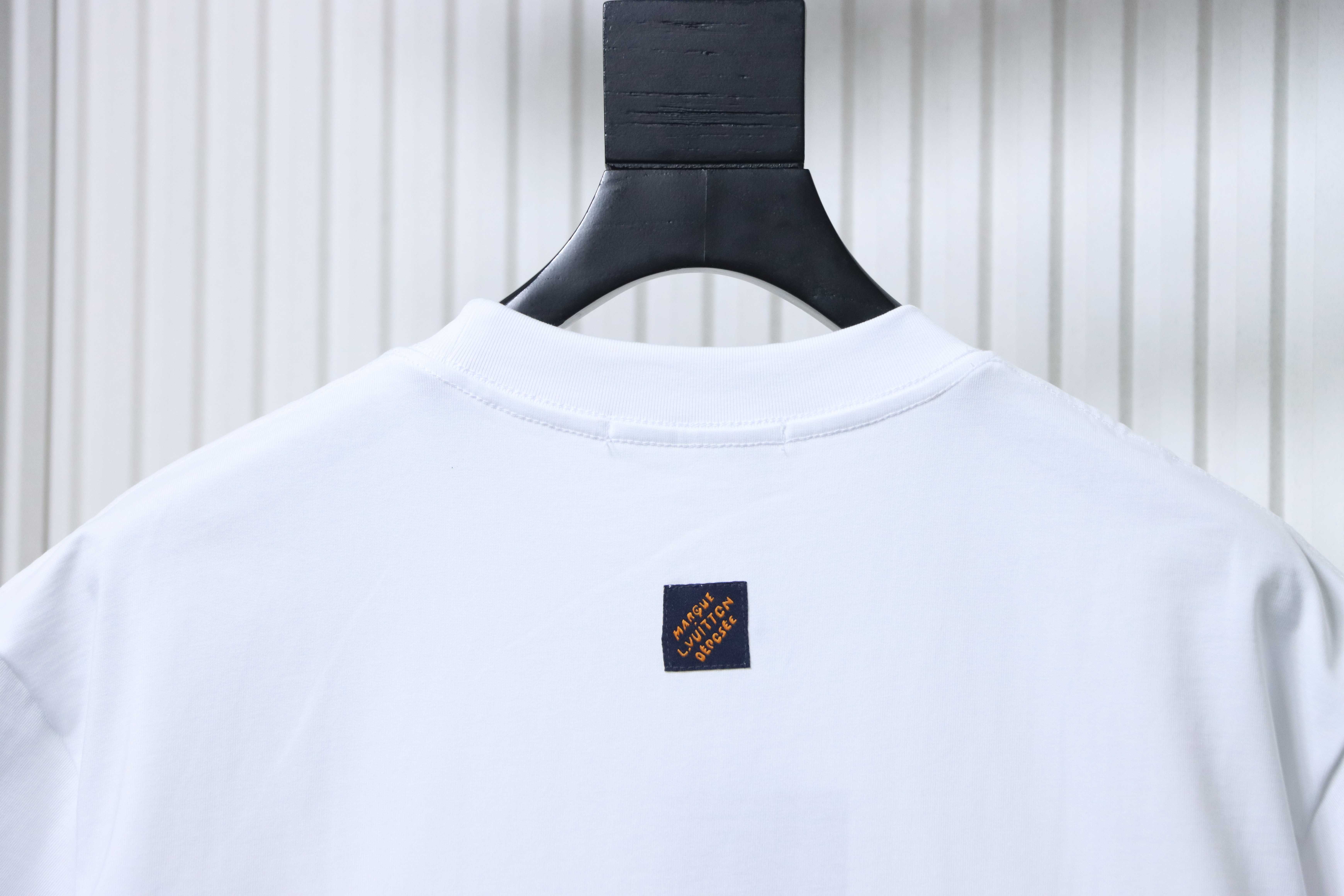 LOUIS VUITTON Tonal Pattern Monogram Short Sleeve T-Shirt