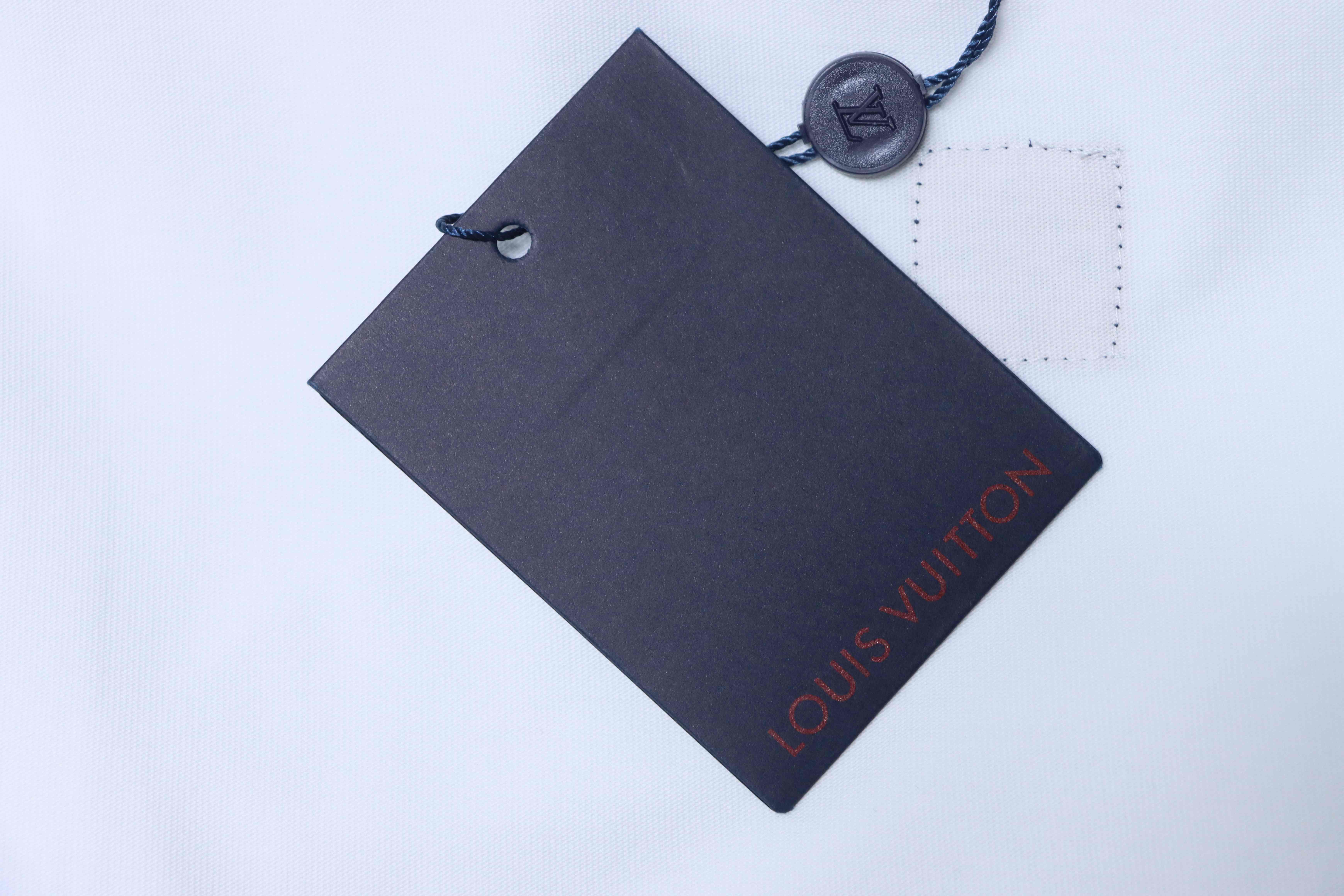 LOUIS VUITTON Tonal Pattern Monogram Short Sleeve T-Shirt