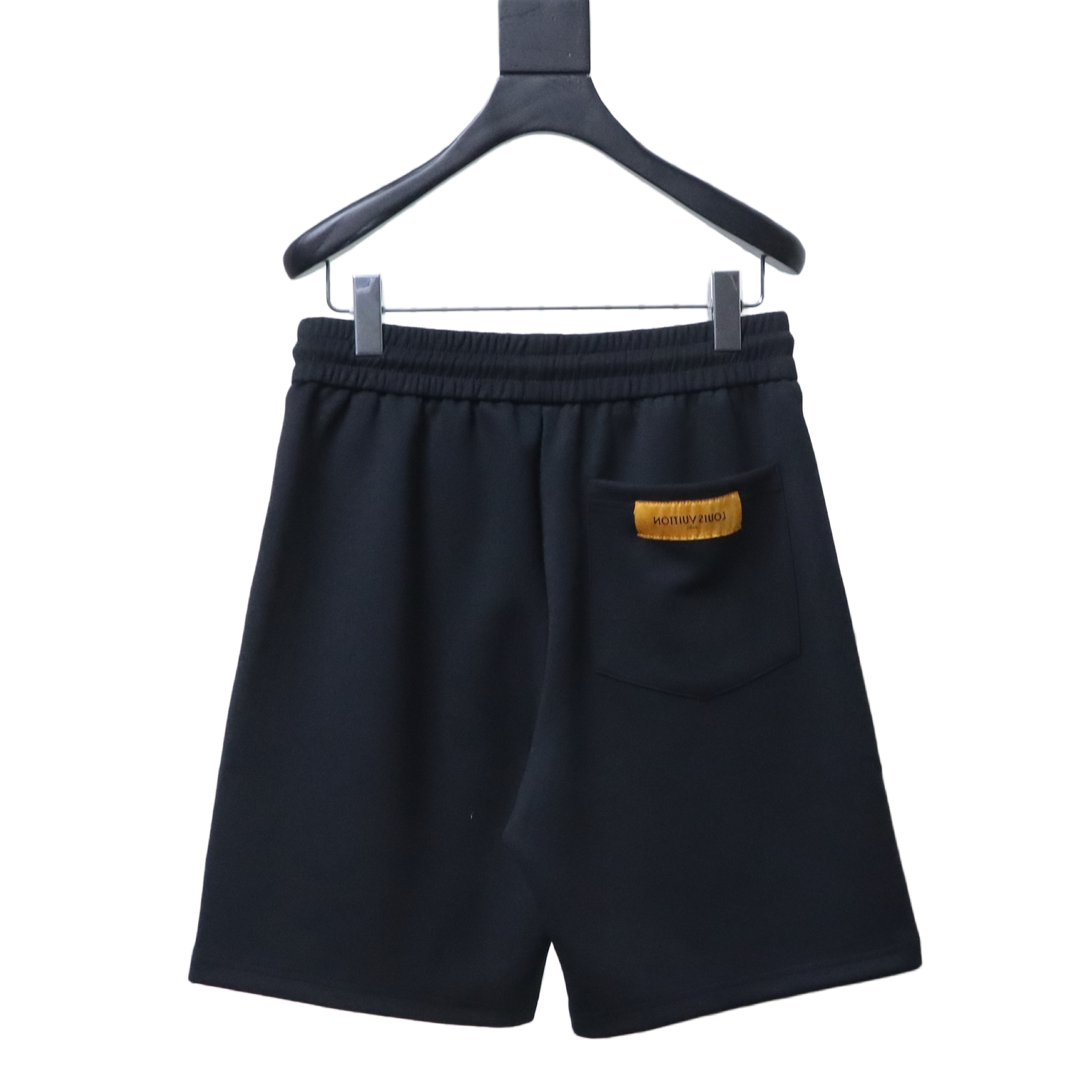 LOUIS VUITTON Tonal Pattern Partial Monogram Hem Embroidery Shorts