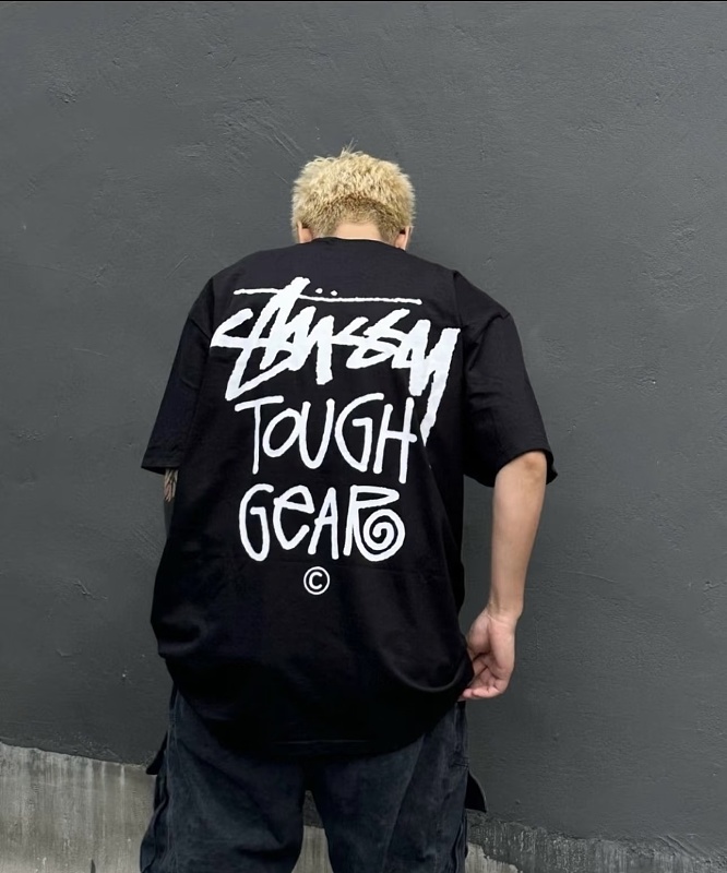 Stussy 24SS Incense Ring Print Short Sleeve T-Shirt Style 2