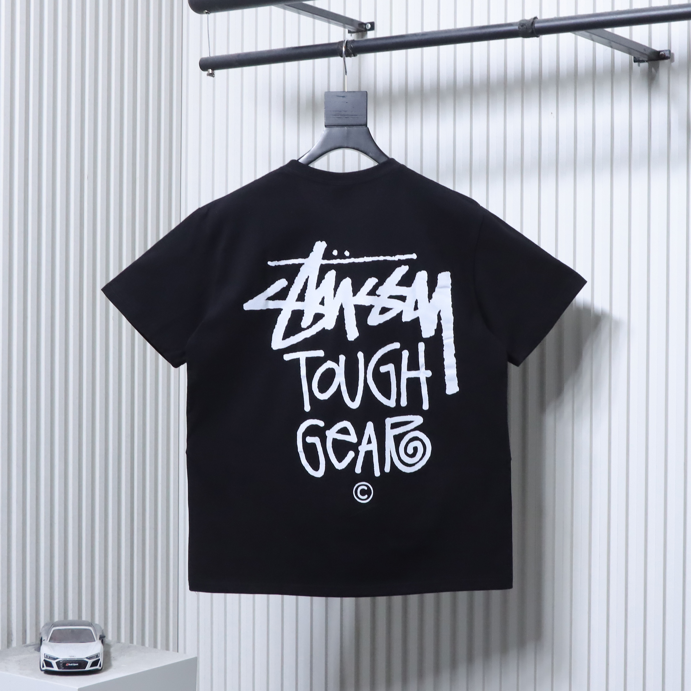 Stussy 24SS Incense Ring Print Short Sleeve T-Shirt Style 2