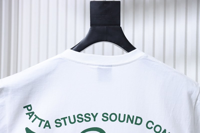 Stussy Band Portrait Print Short Sleeve T-Shirt Style 1