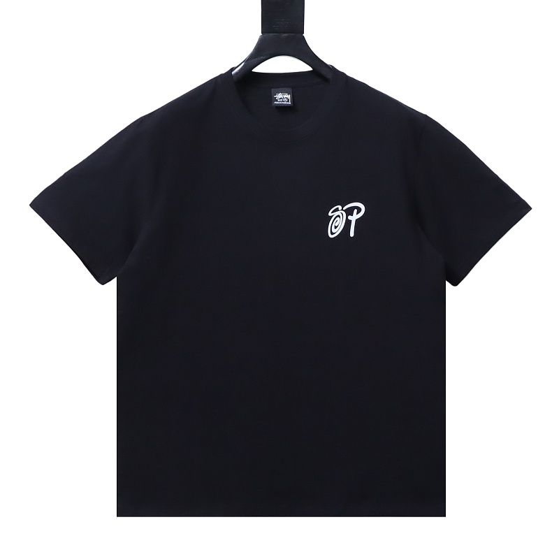 Stussy Band Portrait Print Short Sleeve T-Shirt Style 2