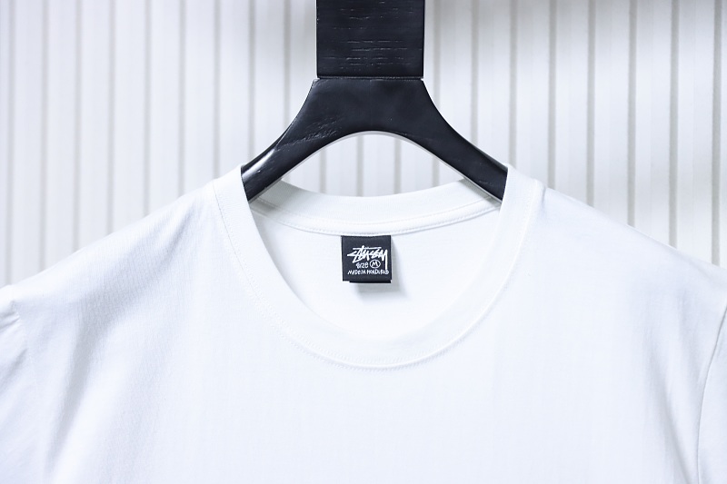 Stussy Black 8 Ball Billiards Print Short Sleeve T-Shirt Style 1