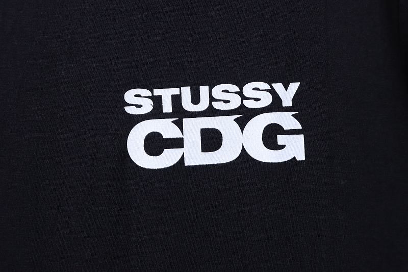 Stussy CDG Print Short Sleeve T-Shirt Style 2