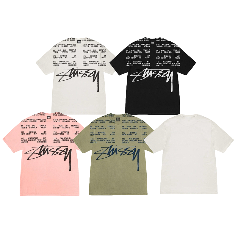 Stussy Graphic Short Sleeve T-Shirt Style 46