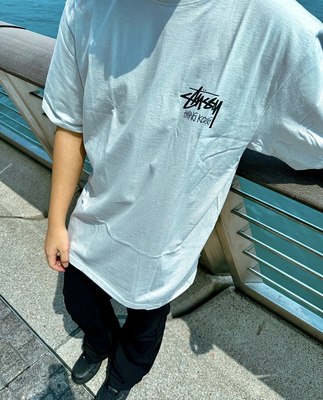 Stussy Los Angeles City Exclusive Print Short Sleeve T-Shirt Style 1