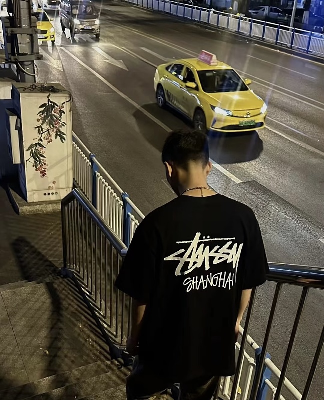 Stussy Los Angeles City Exclusive Print Short Sleeve T-Shirt Style 2