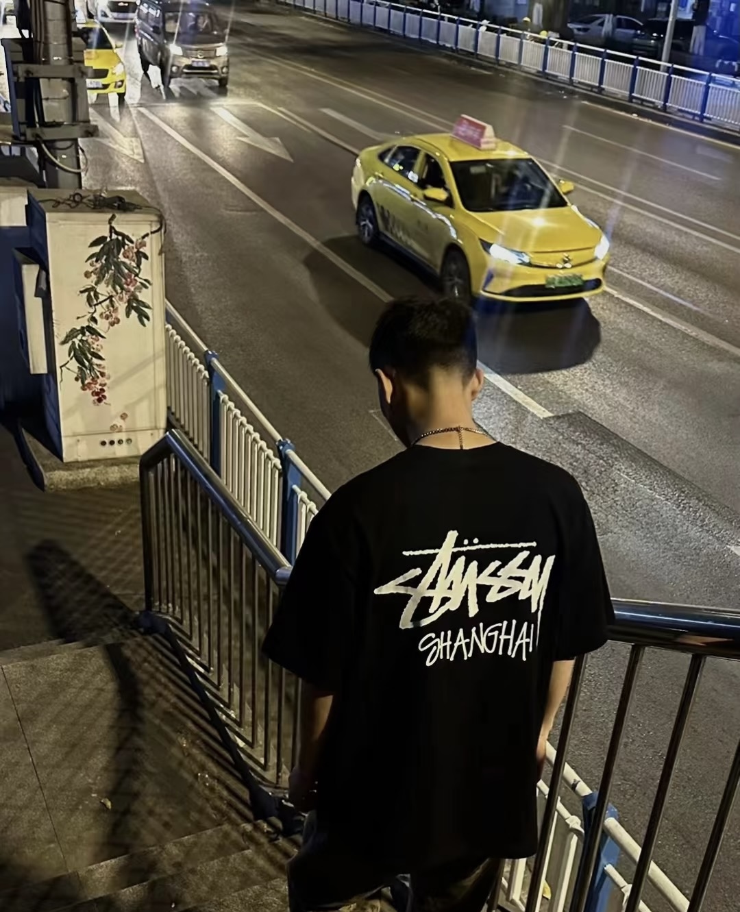 Stussy Los Angeles City Exclusive Print Short Sleeve T-Shirt Style 2