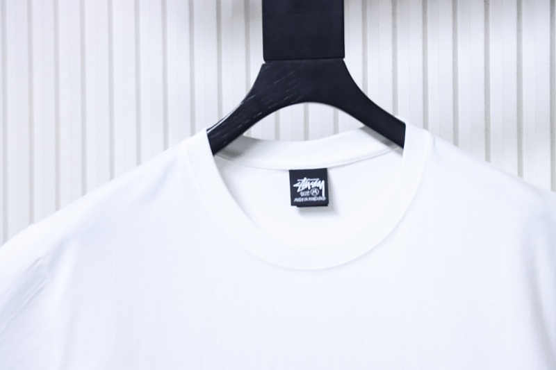 Stussy Portrait Peace Print Short Sleeve T-Shirt Style 1