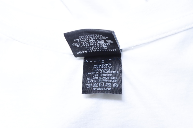 Stussy Portrait Peace Print Short Sleeve T-Shirt Style 1