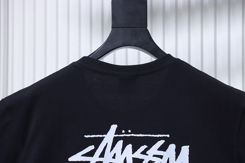 Stussy Portrait Peace Print Short Sleeve T-Shirt Style 2