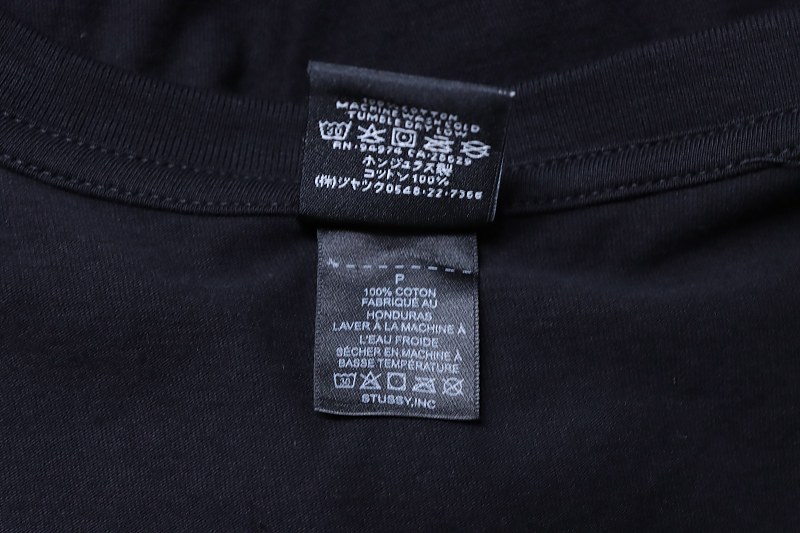 Stussy Portrait Peace Print Short Sleeve T-Shirt Style 2