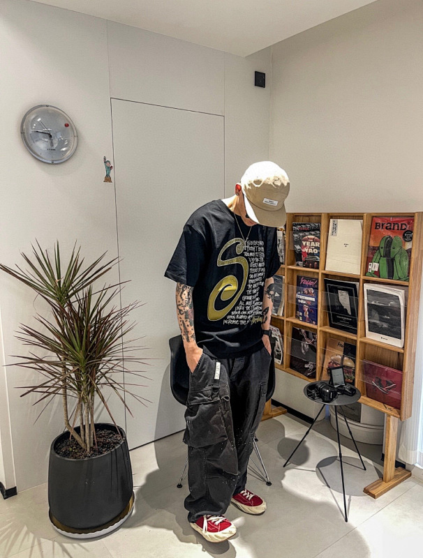 Stussy Terry Fleece XB129 Fleece Terry Sweatshirt