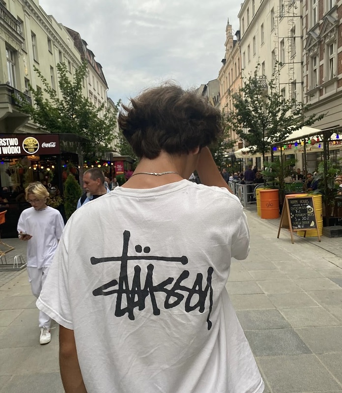 Stussy Tokyo Exclusive Signature Letter Print Short Sleeve T-Shirt Style 1