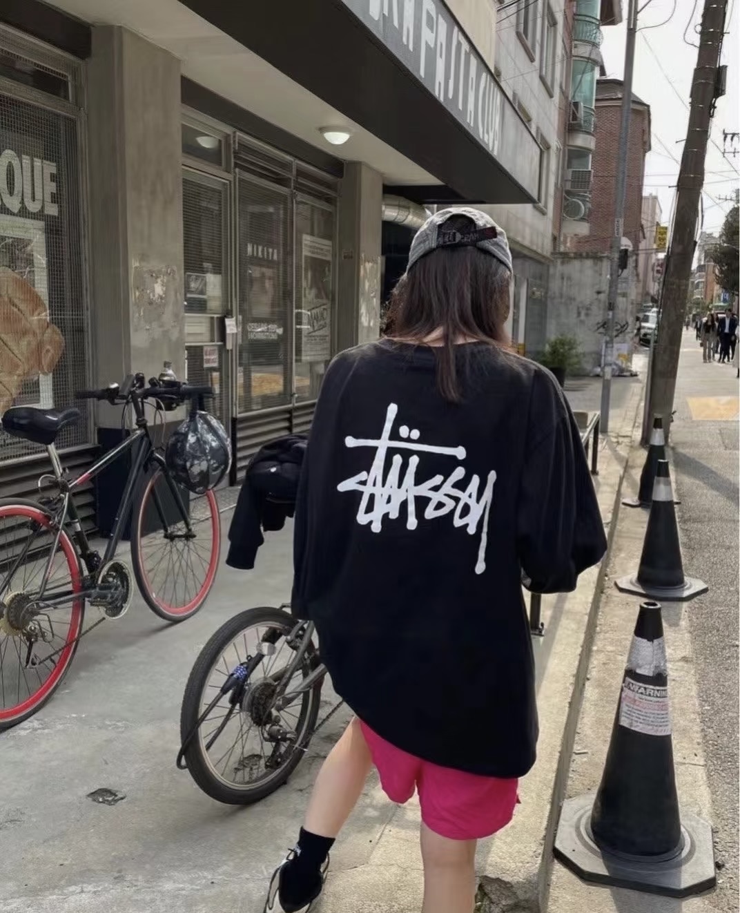 Stussy Tokyo Exclusive Signature Letter Print Short Sleeve T-Shirt Style 2