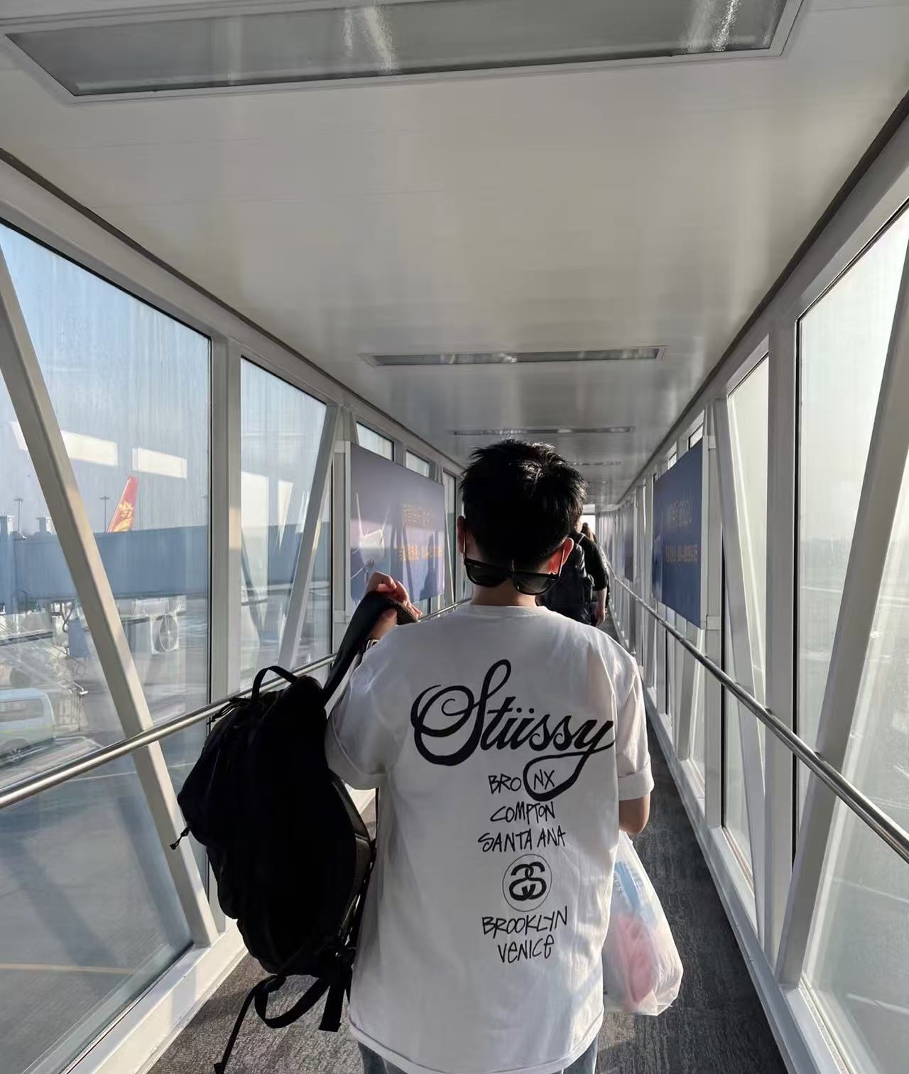 Stussy World Tour Print Short Sleeve T-Shirt Style 2