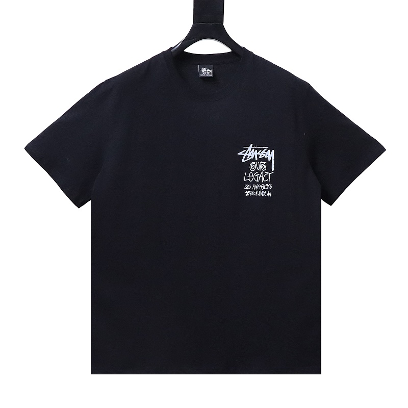 Stussy World Tour Series World Tour Print Short Sleeve T-Shirt Style 1