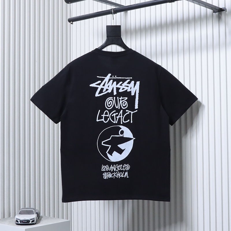 Stussy World Tour Series World Tour Print Short Sleeve T-Shirt Style 1