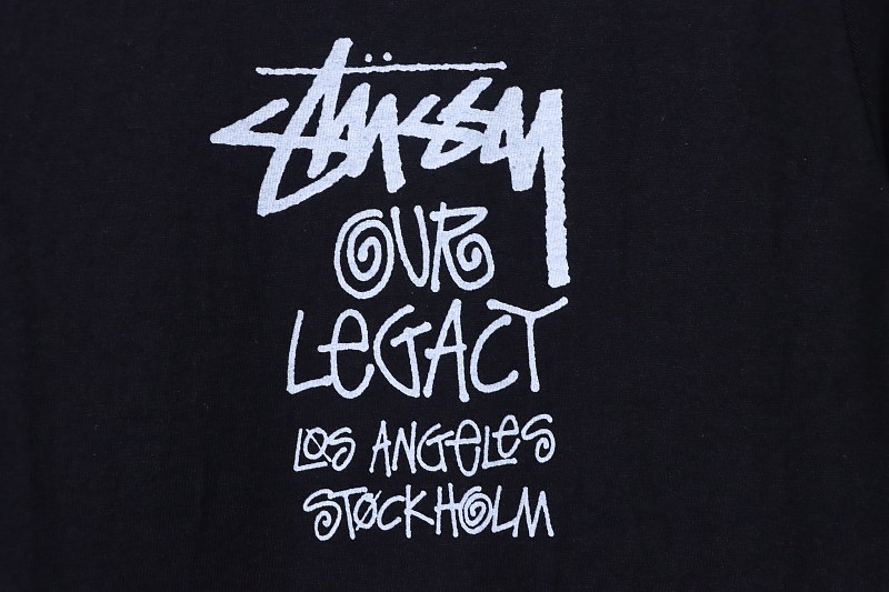 Stussy World Tour Series World Tour Print Short Sleeve T-Shirt Style 1