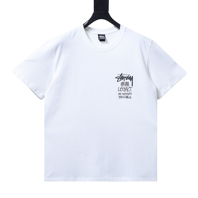 Stussy World Tour Series World Tour Print Short Sleeve T-Shirt Style 2