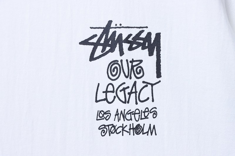 Stussy World Tour Series World Tour Print Short Sleeve T-Shirt Style 2