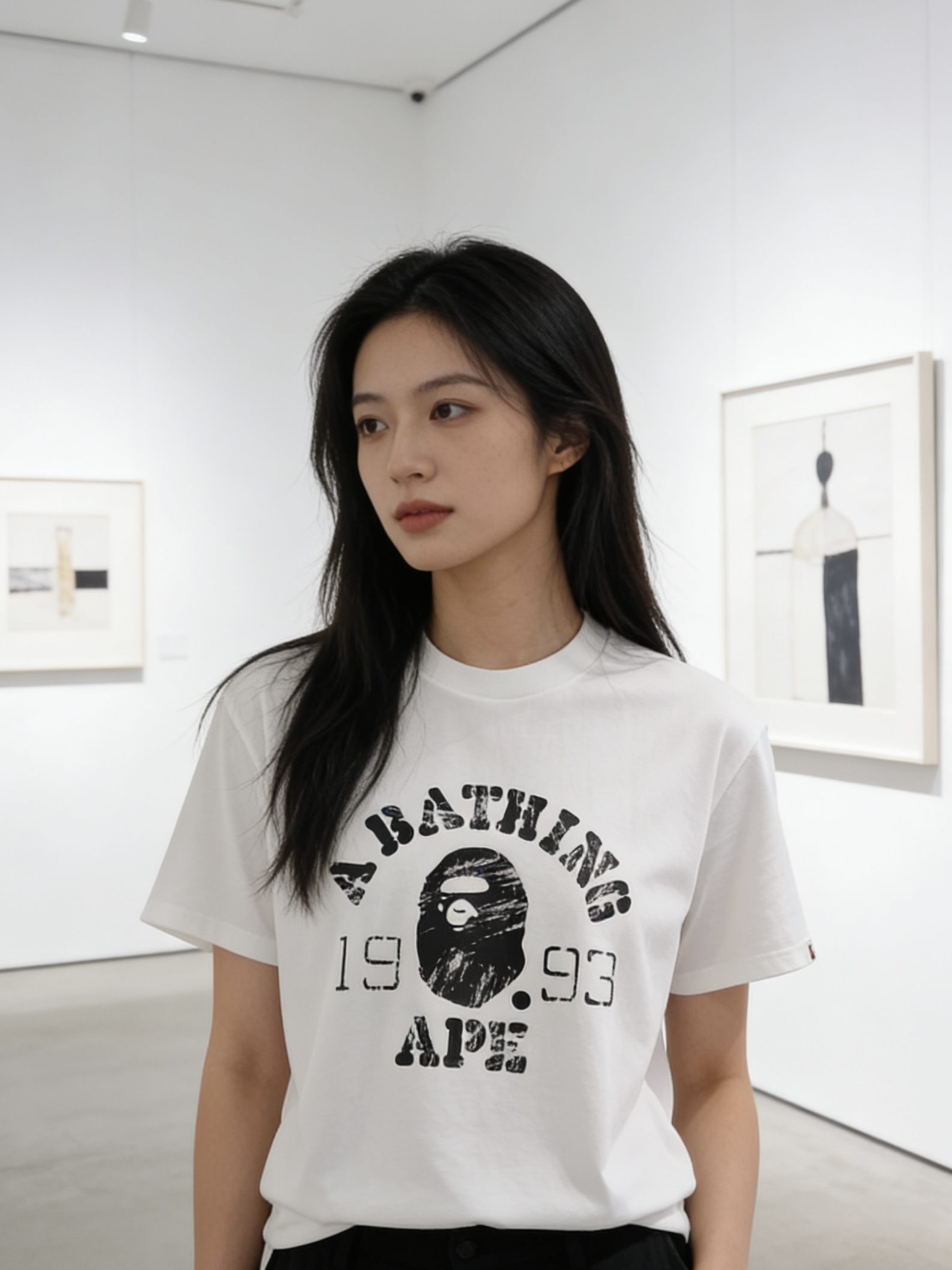 BAPE 26SS Ape Head Print Classic 1993 Vintage Wash Short Sleeve T-Shirt Style 1