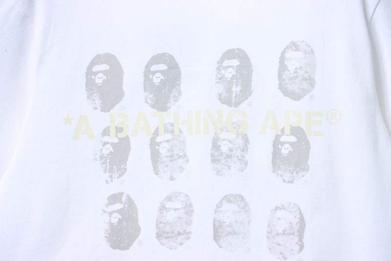 BAPE Allover Ape Head Short Sleeve T-Shirt Style 2