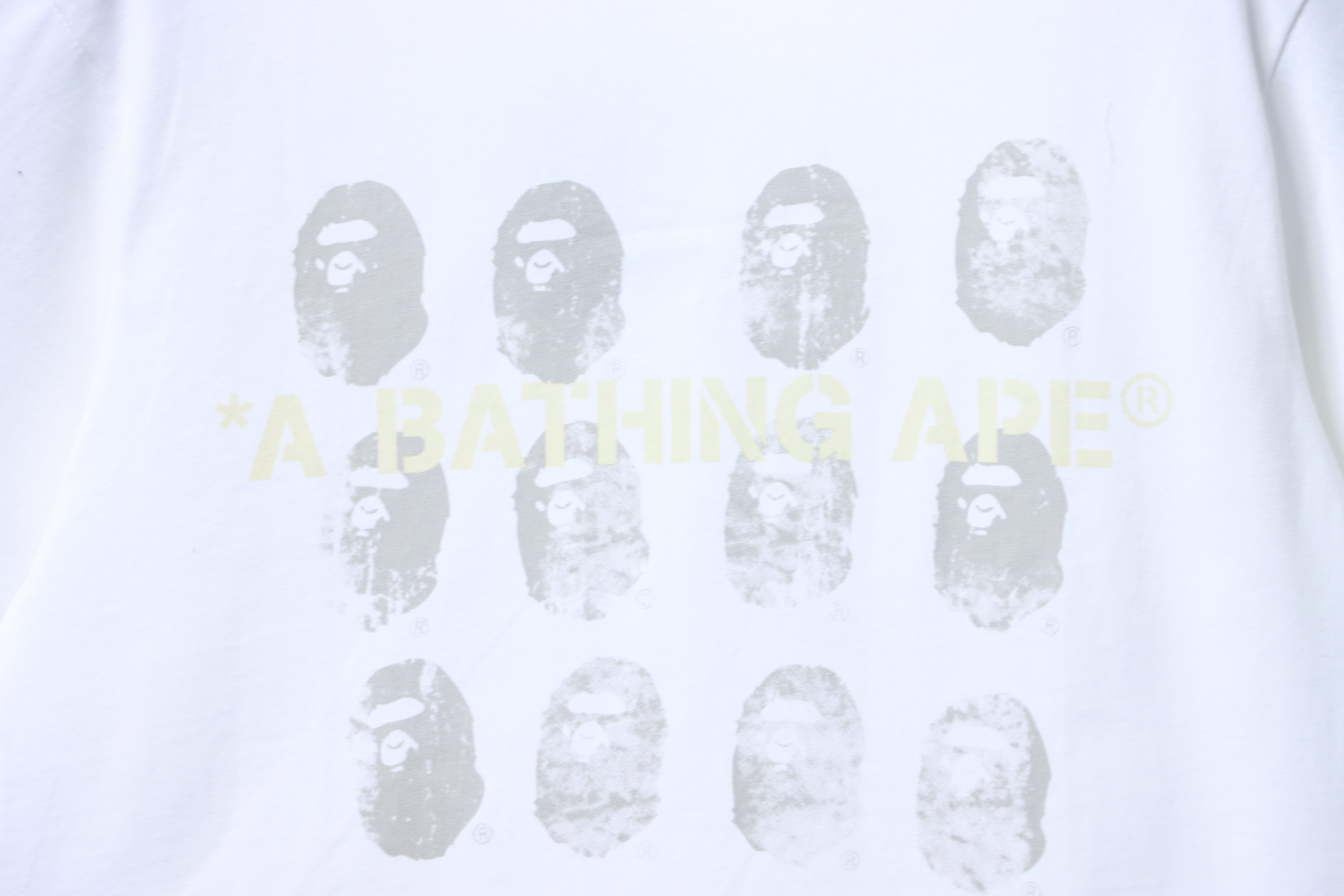BAPE Allover Ape Head Short Sleeve T-Shirt Style 2