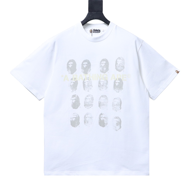 BAPE Allover Ape Head Short Sleeve T-Shirt Style 2