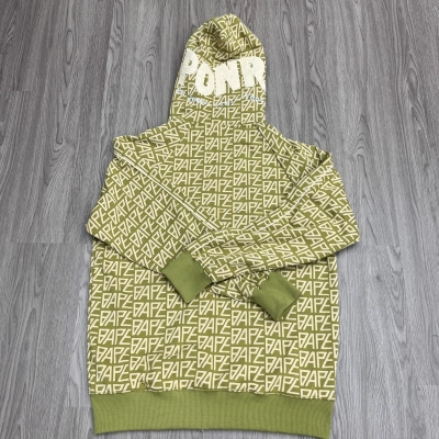 BAPE Allover Letter Green Short Sleeve T-Shirt Style 6810 02